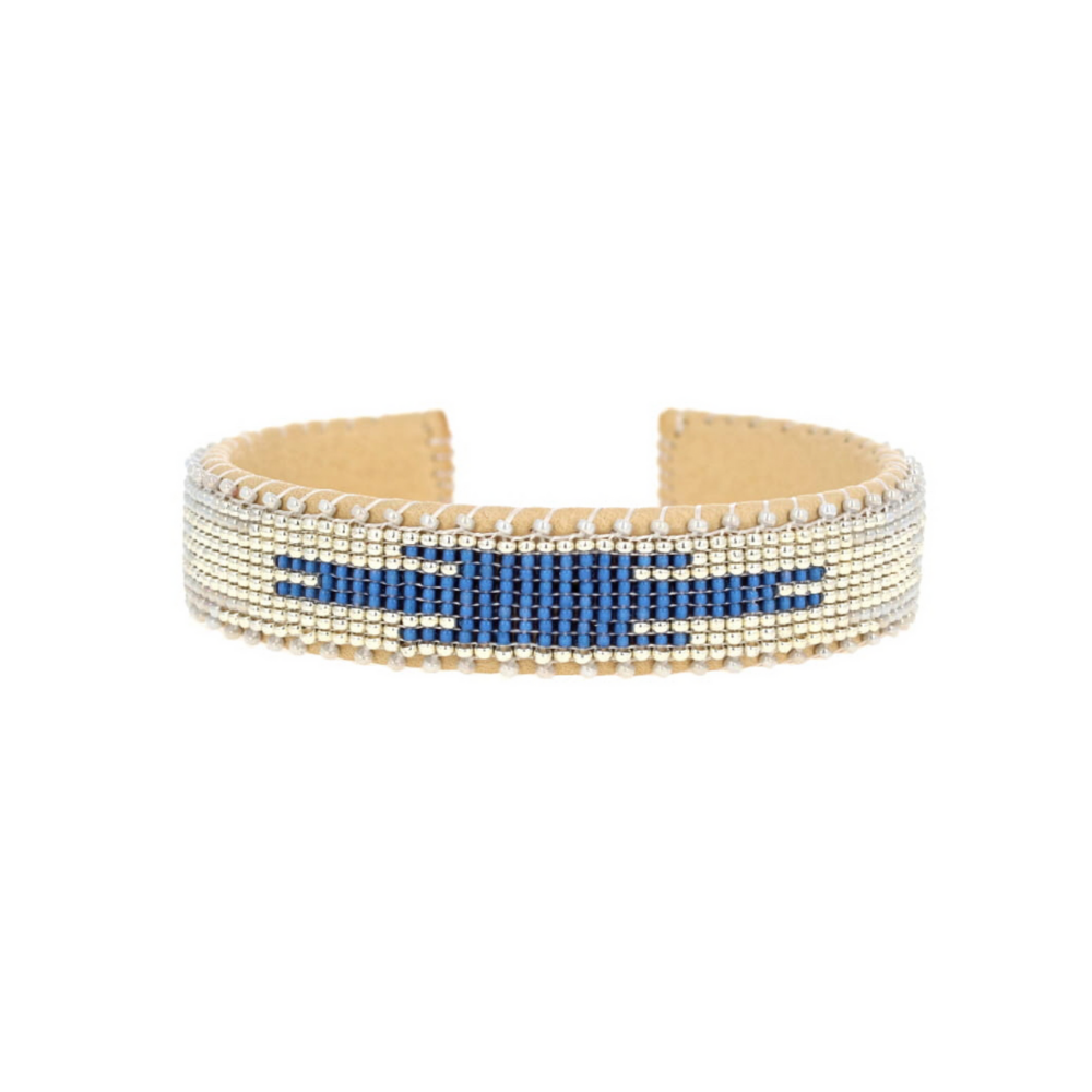 ETKIE Sienna Small Glass Bead Cuff Default Title
