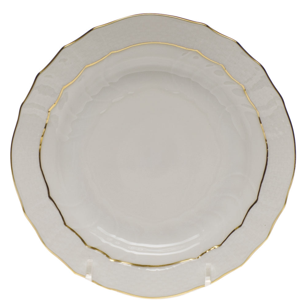 HEREND Golden Edge Bread And Butter Plate