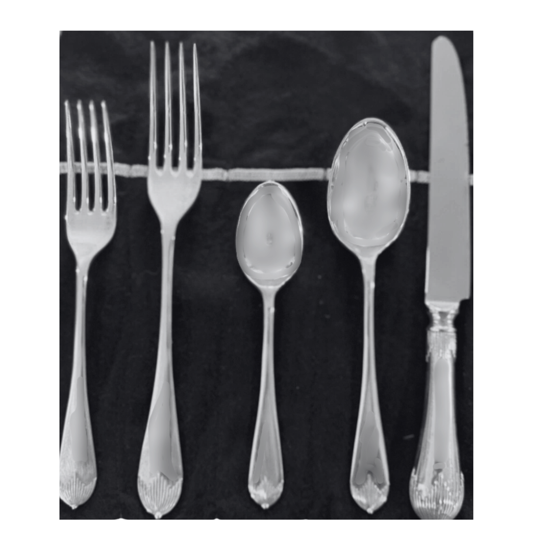 WILLIAM YEOWARD Chatsworth Silver Plate 5-Piece Setting Default Title