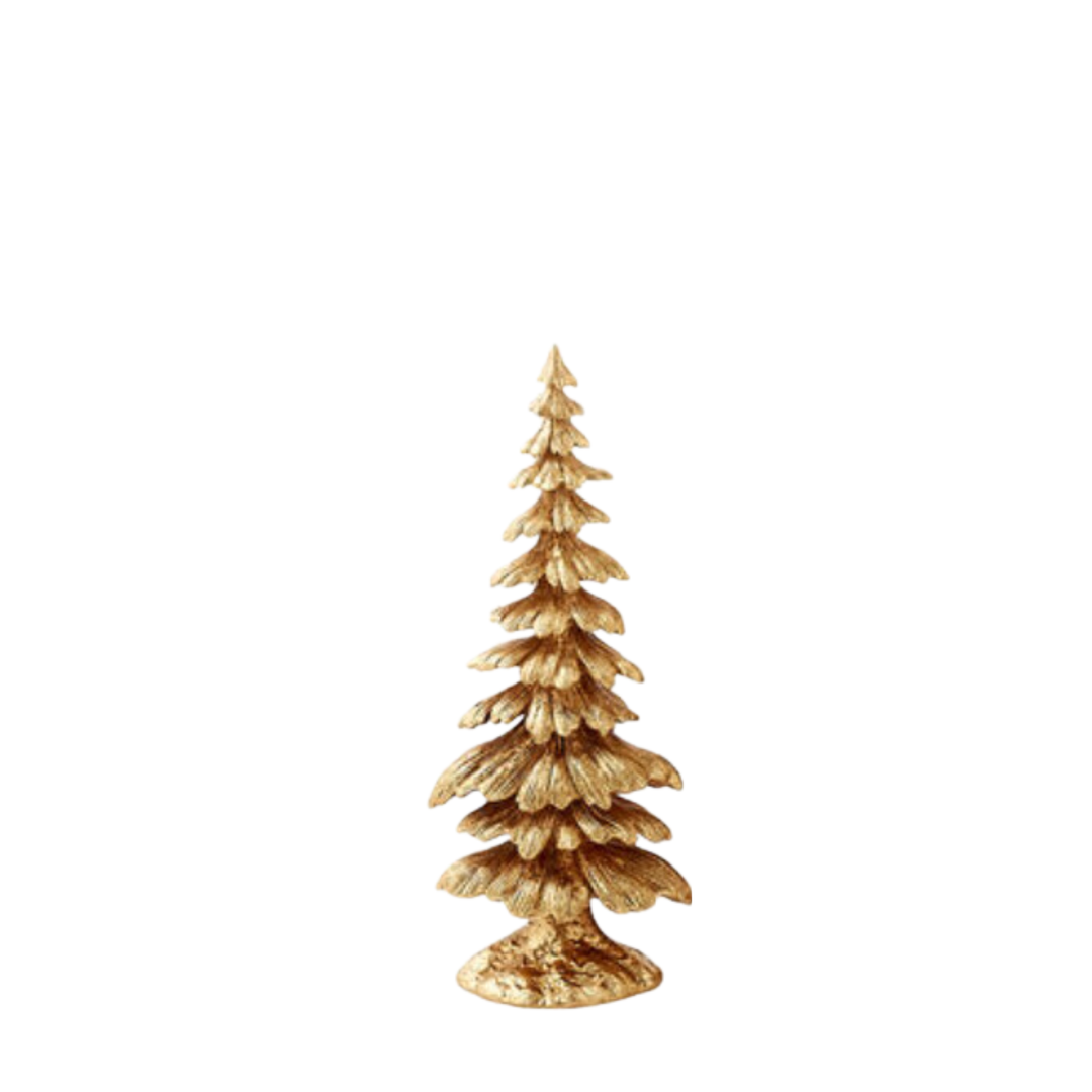 180 DEGREES Gold Resin Christmas Tree Default Title