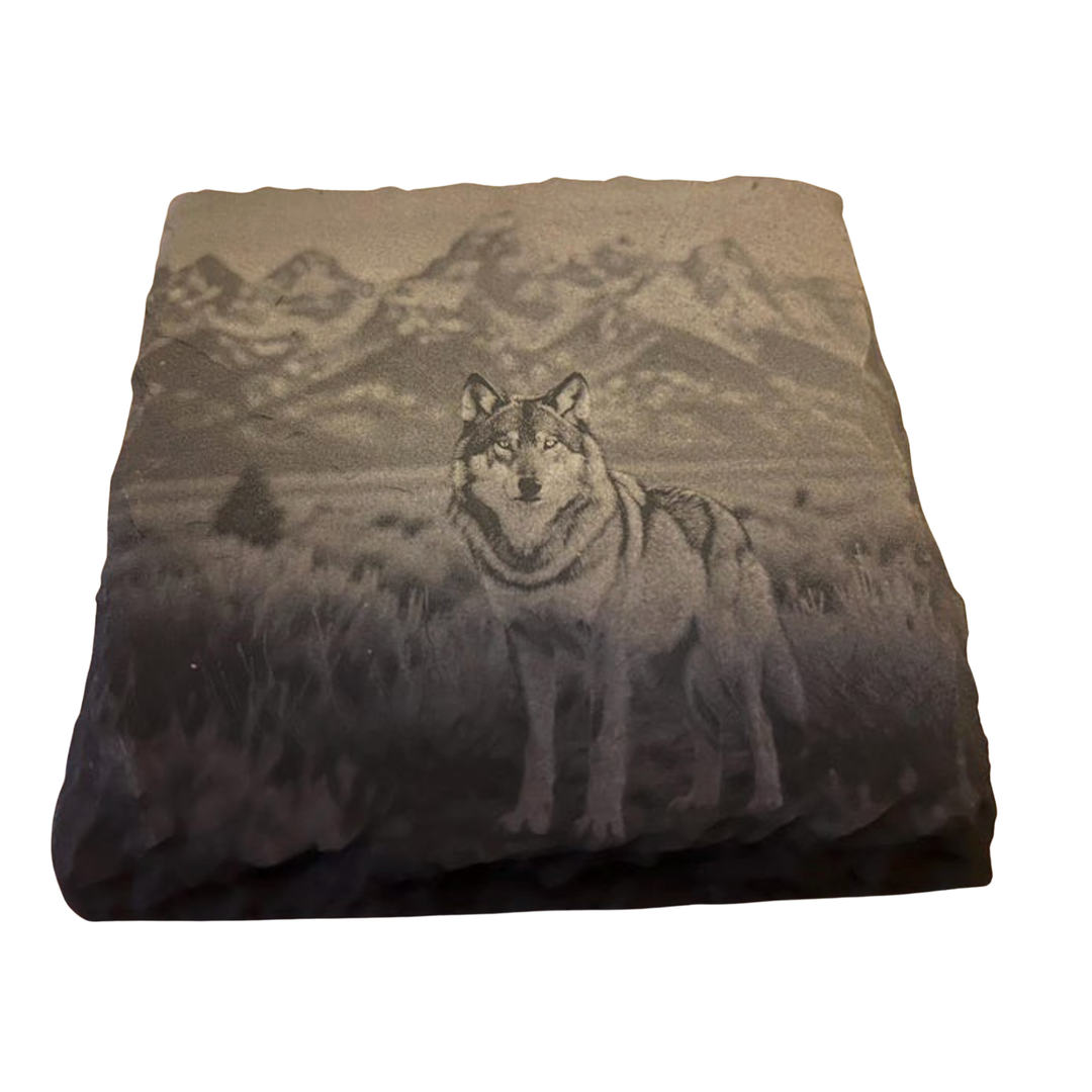 CLOUD PEAKS CLOUD PEAK WILDLIFE SLATE LAZEER ENGRAVED COASTERS Default Title