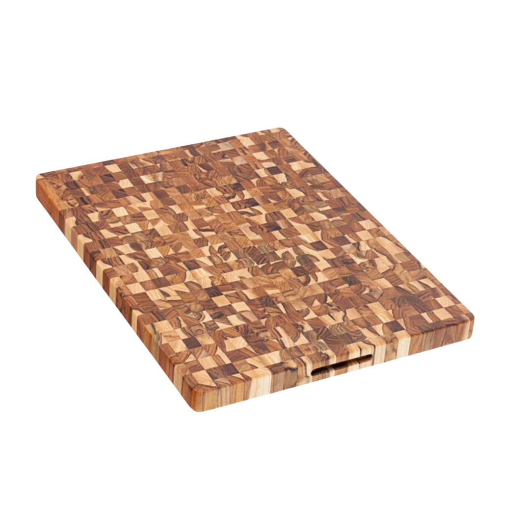 TEAK HAUS TEAK HAUS BUTCHER BLOCK CUTTING BOARD 24 X 18 X 1.5
