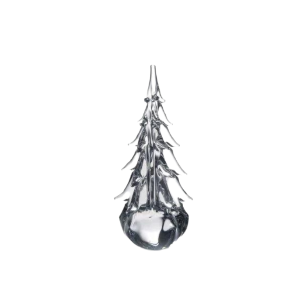 SIMON PEARCE Evergreen 10" Vermont 5-Sided Glass Tree Default Title