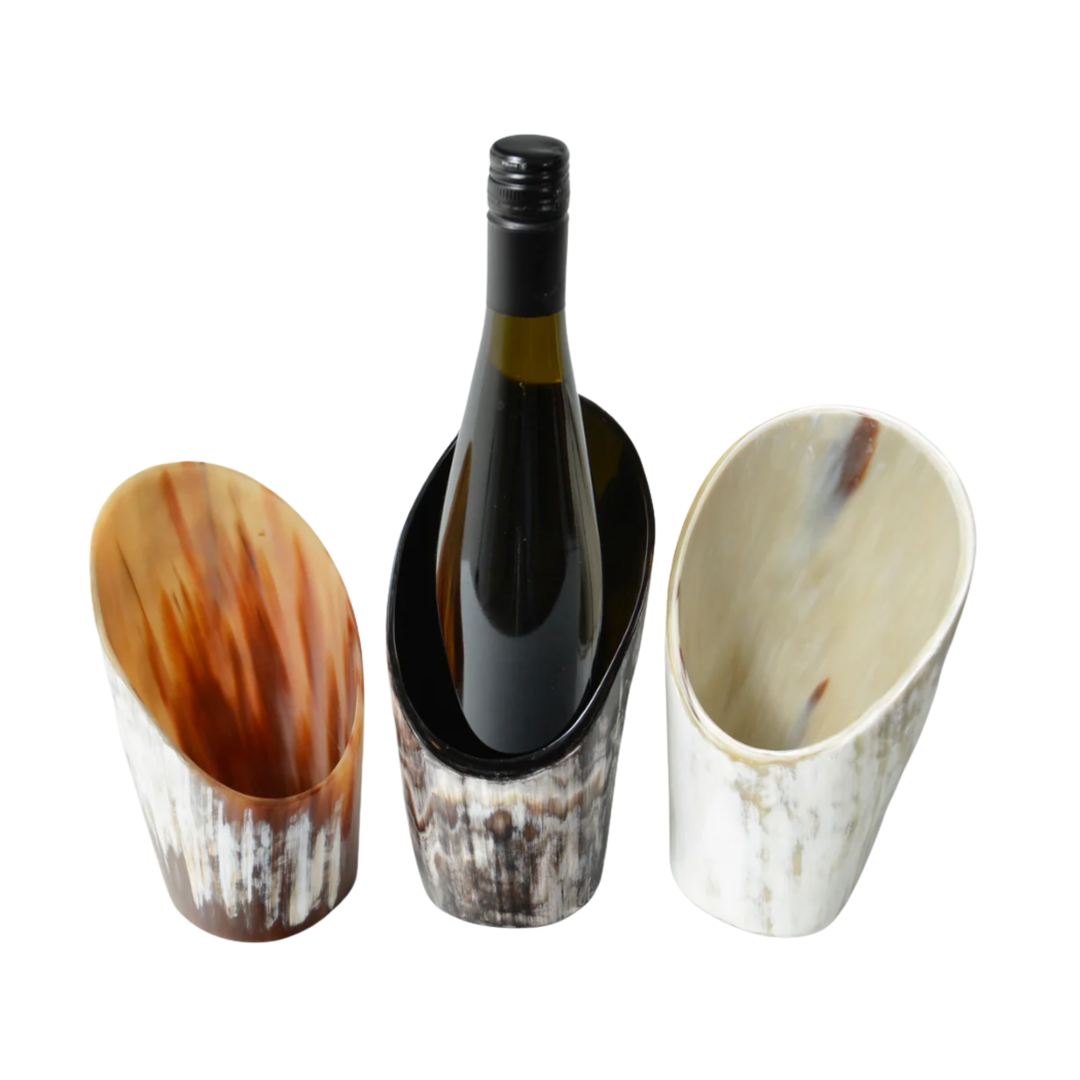 MAADILI COLLECTIVE Nesteled Horn Wine Holder Default Title