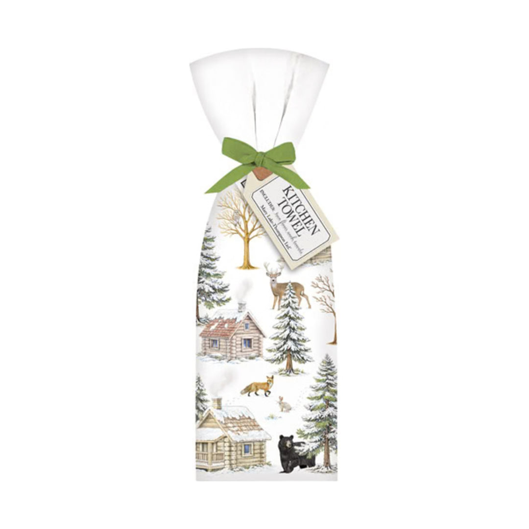 MARY LAKE THOMPSON Winter Cabin Scatter Towel Set Default Title