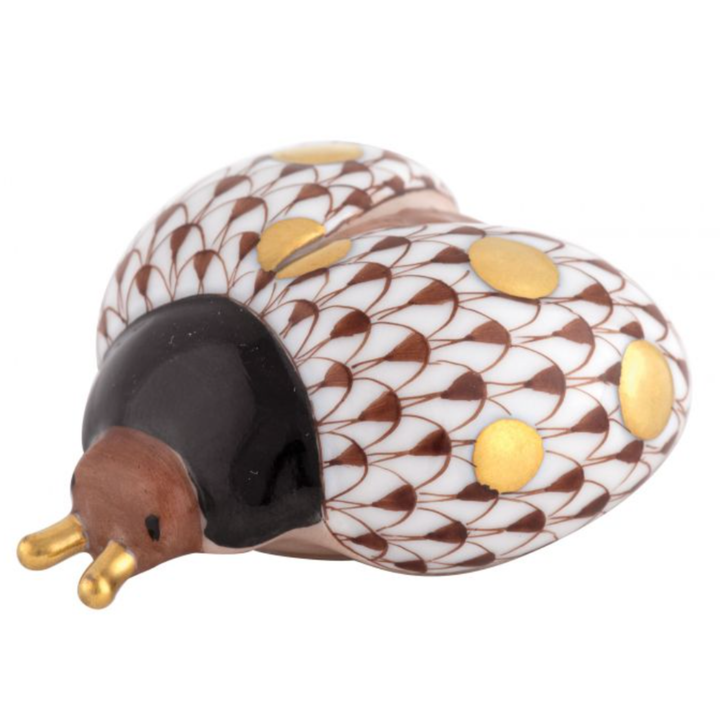 HEREND Flying Ladybug CHOCOLATE