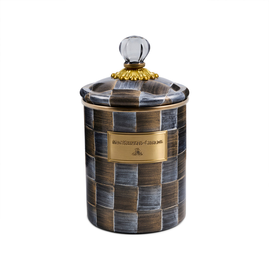 MACKENZIE CHILDS Sophisticheck Canister Medium