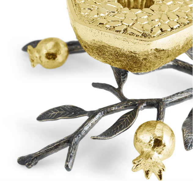 MICHAEL ARAM Pomegranate Candlestick Holders Set Of 2
