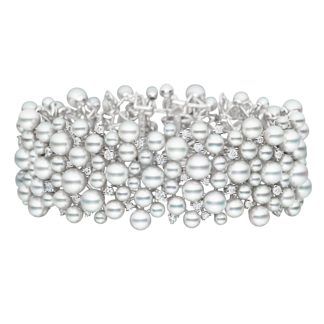 PAUL MORELLI Lagrange White Gold Pearl Bracelet Default Title