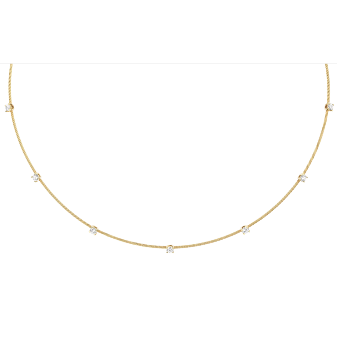 PAUL MORELLI 18K Yellow Gold Unity Wire With Diamonds