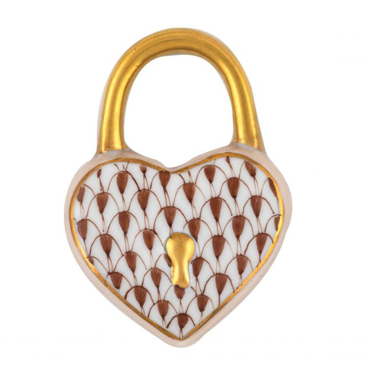 HEREND HEART LOCK CHOCOLATE