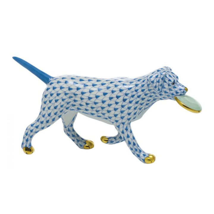 HEREND Frisbee Dog BLUE