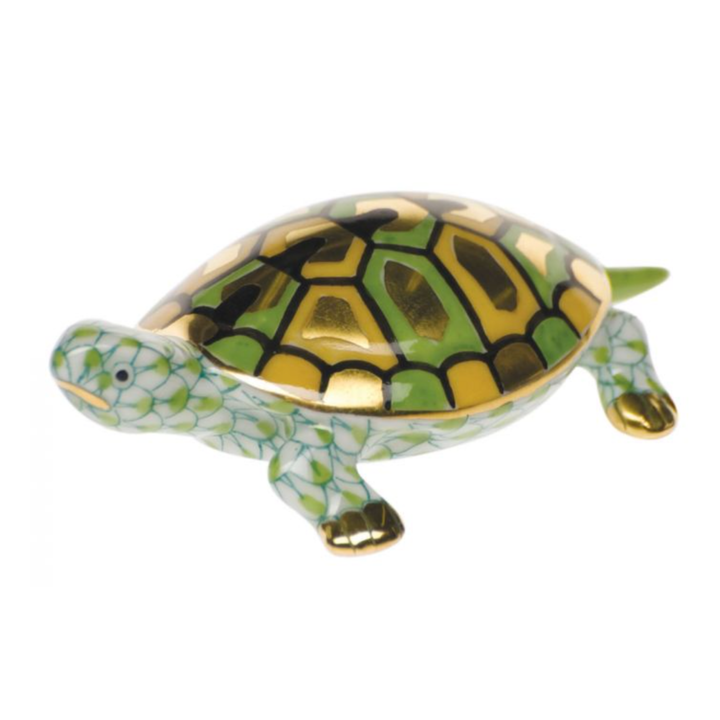 HEREND Baby Turtle KEYLIME