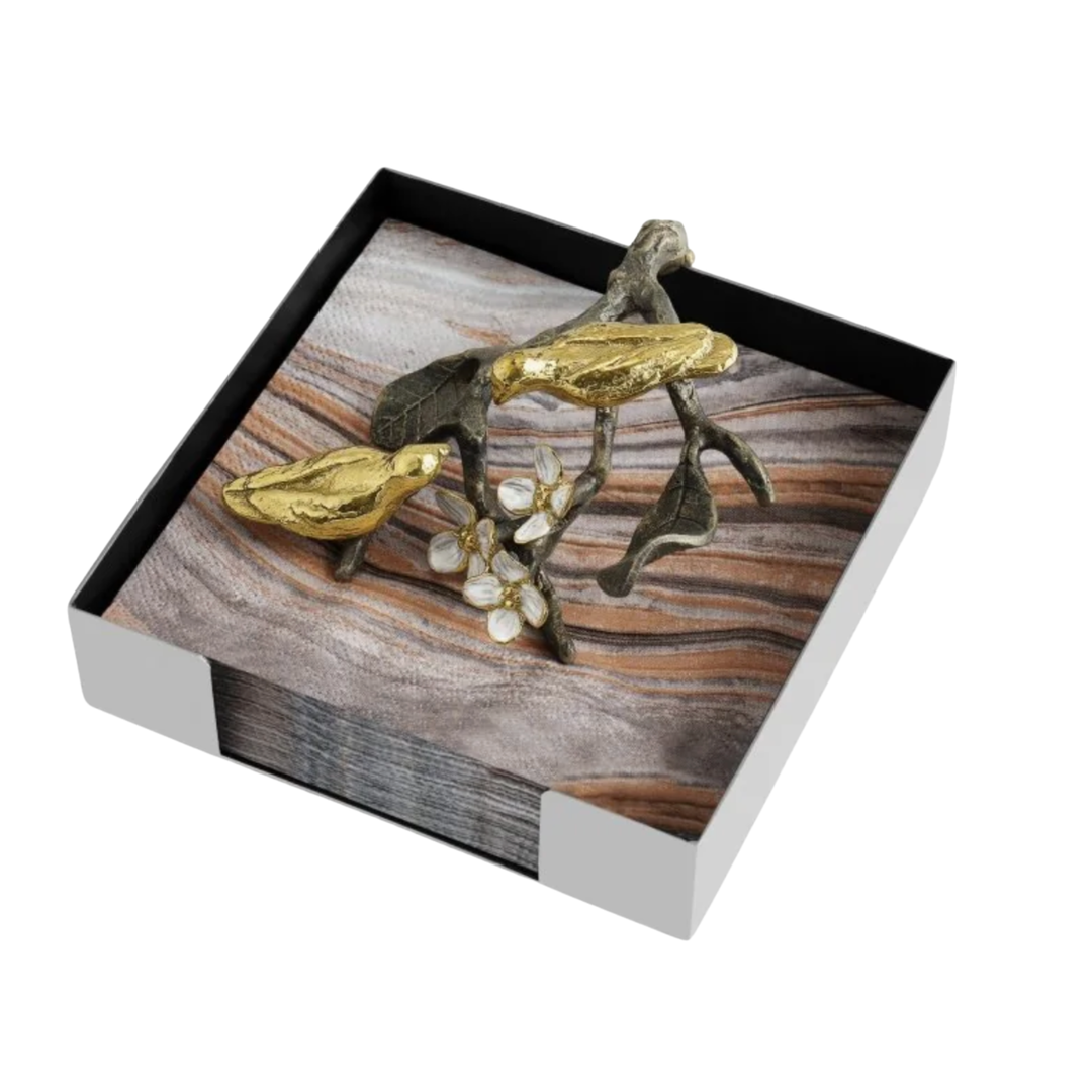 MICHAEL ARAM Lovebirds Cocktail Napkin Holder
