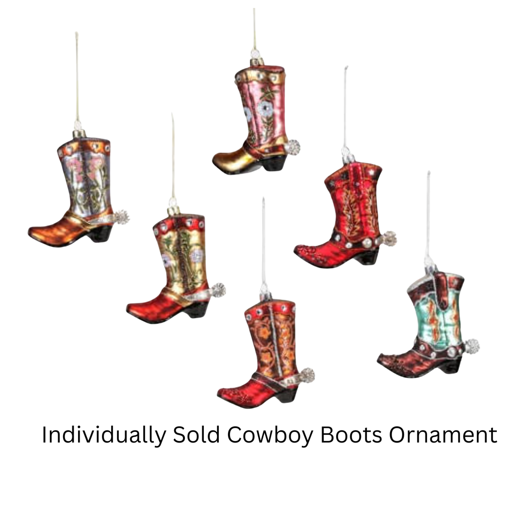 180 DEGREES Individually Sold Cowboy Boot Ornament Default Title