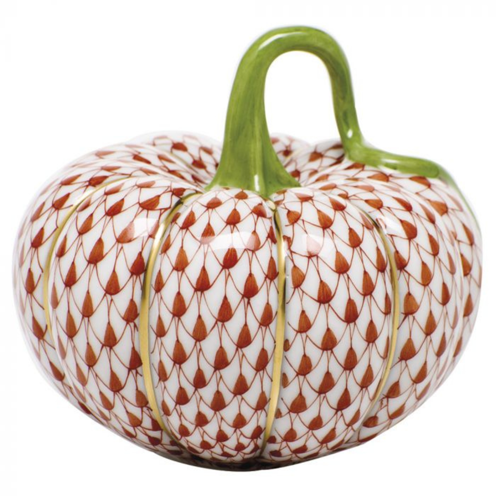 HEREND Rust Cinderella Pumpkin