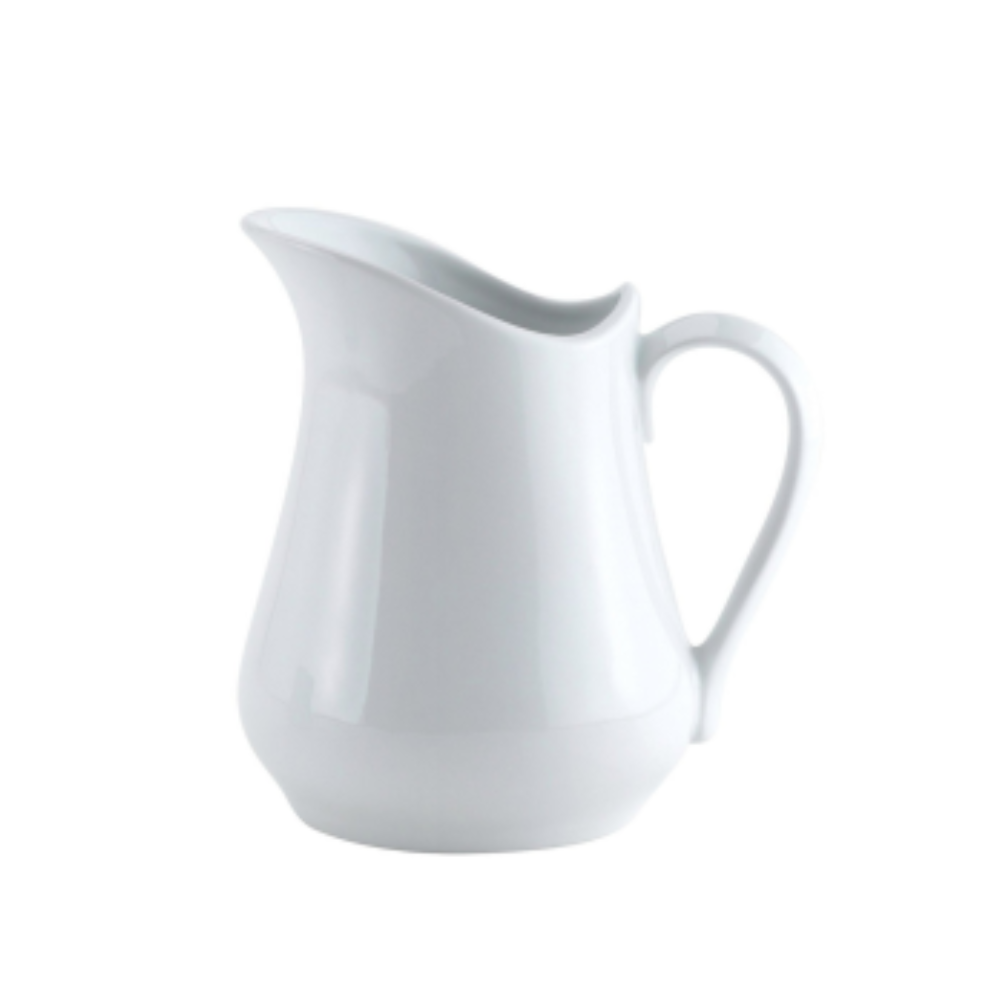HAROLD IMPORTS WHITE PORCELAIN CREAMER 16OZ