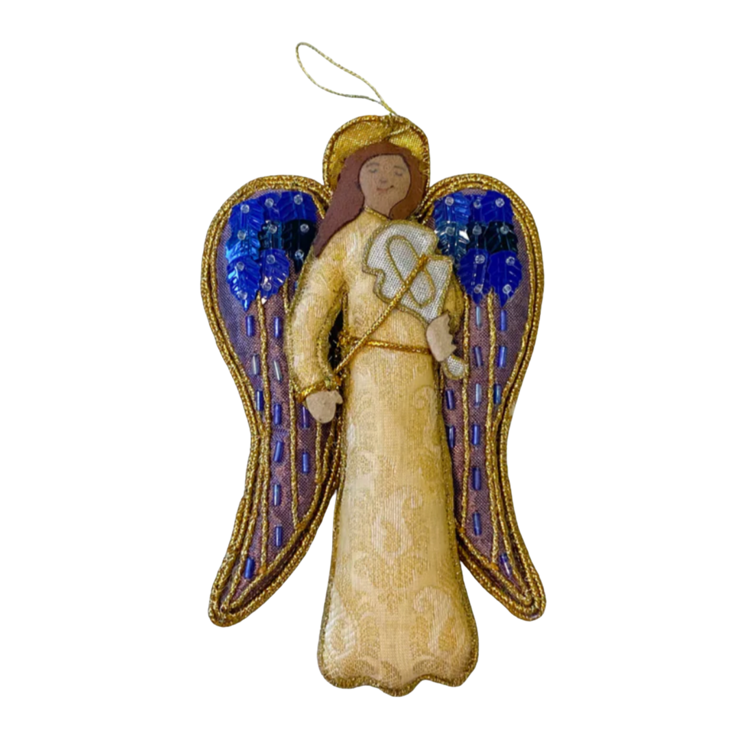 180 DEGREES Individually Sold Angel Ornament With Beads Default Title