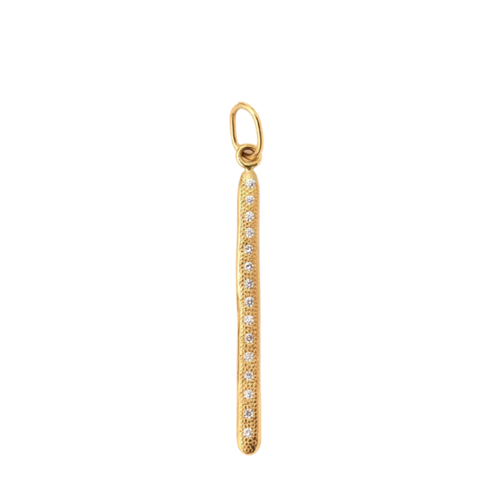 18K YELLOW GOLD STARDUST STICK CHARM