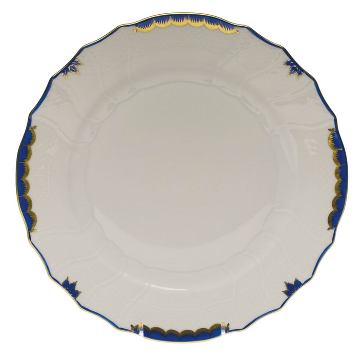 HEREND Princess Victoria Blue Dinner Plate