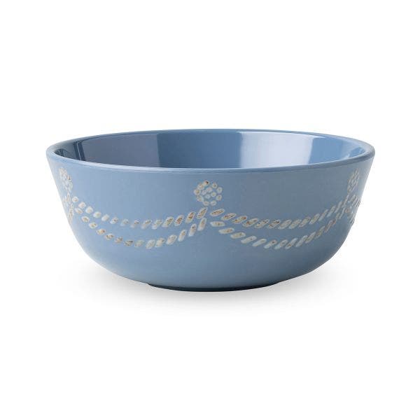 JULISKA BERRY AND THREAD MELAMINE CHAMBRAY CEREAL/ICE CREAM BOWL