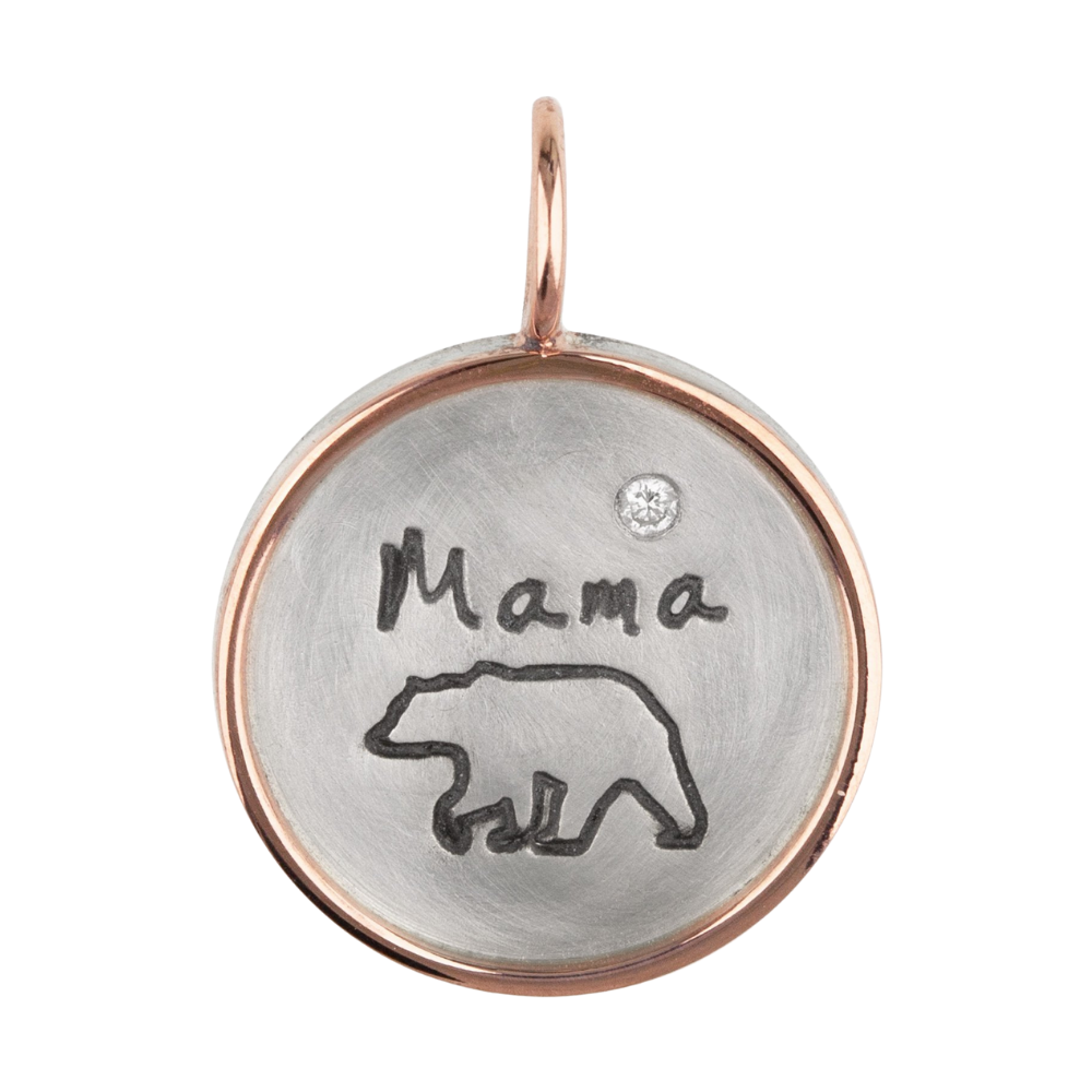 HEATHER B. MOORE MAMA BEAR ROUND CHARM