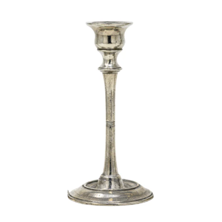Arte Italica Vintage 6.25" Pewter Candlestick