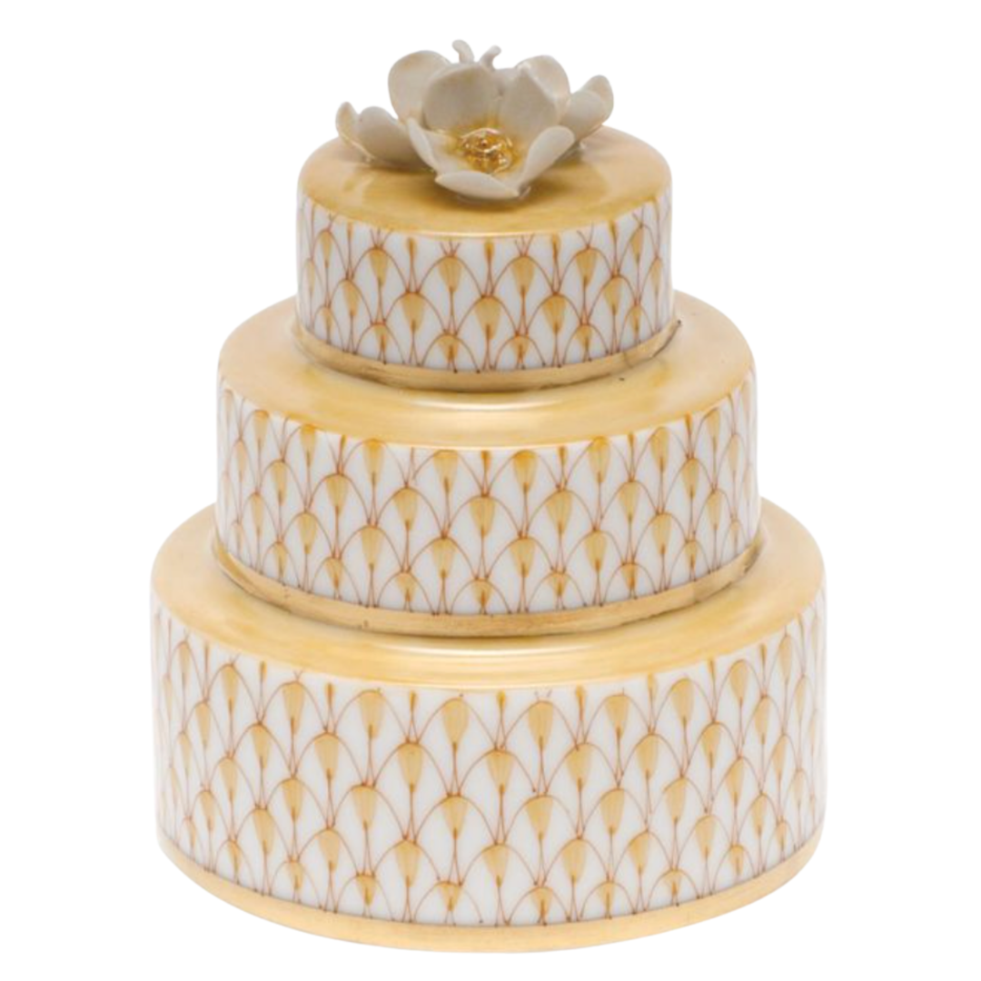HEREND Wedding Cake BUTTERSCOTCH
