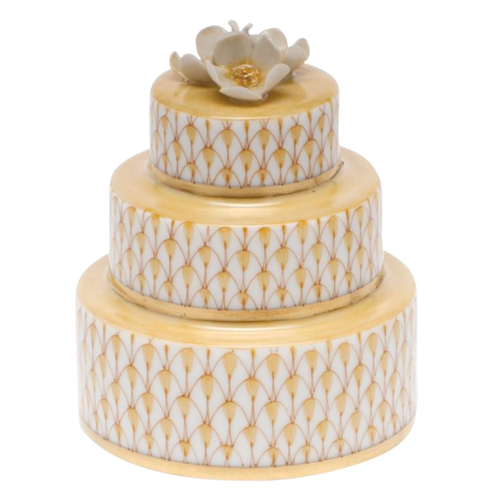 HEREND Wedding Cake BUTTERSCOTCH