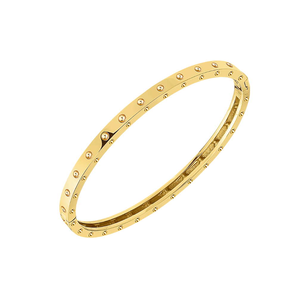 ROBERTO COIN SYMPHONY POIS MOI BANGLE 18K YG