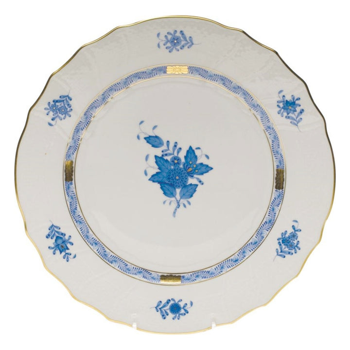HEREND Chinese Bouquet Blue Salad Plate