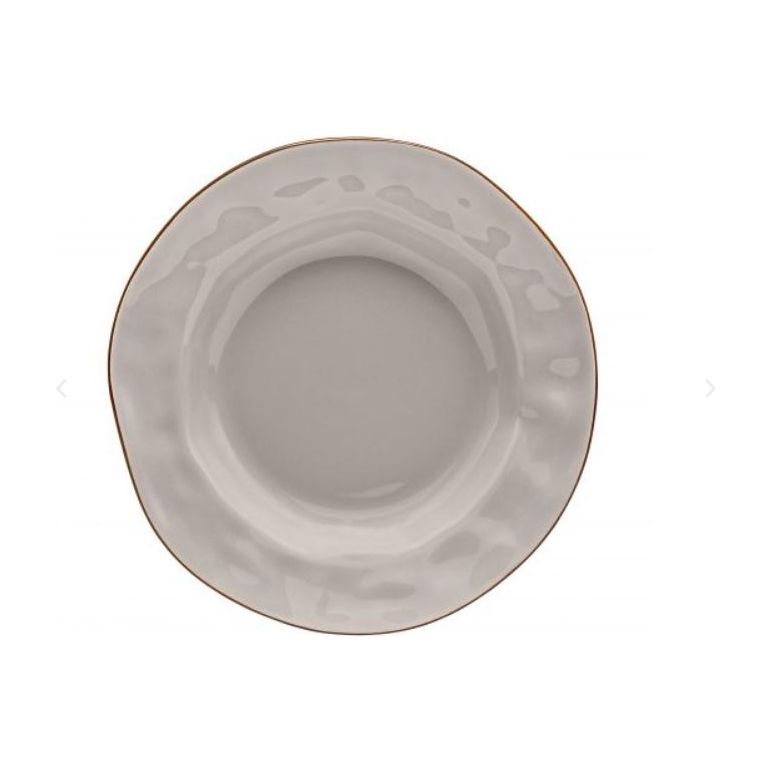 SKYROS Cantaria Greige Pasta Or Rim Soup Bowls