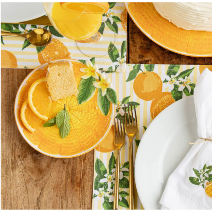 8 OAK LANE Orange Dish