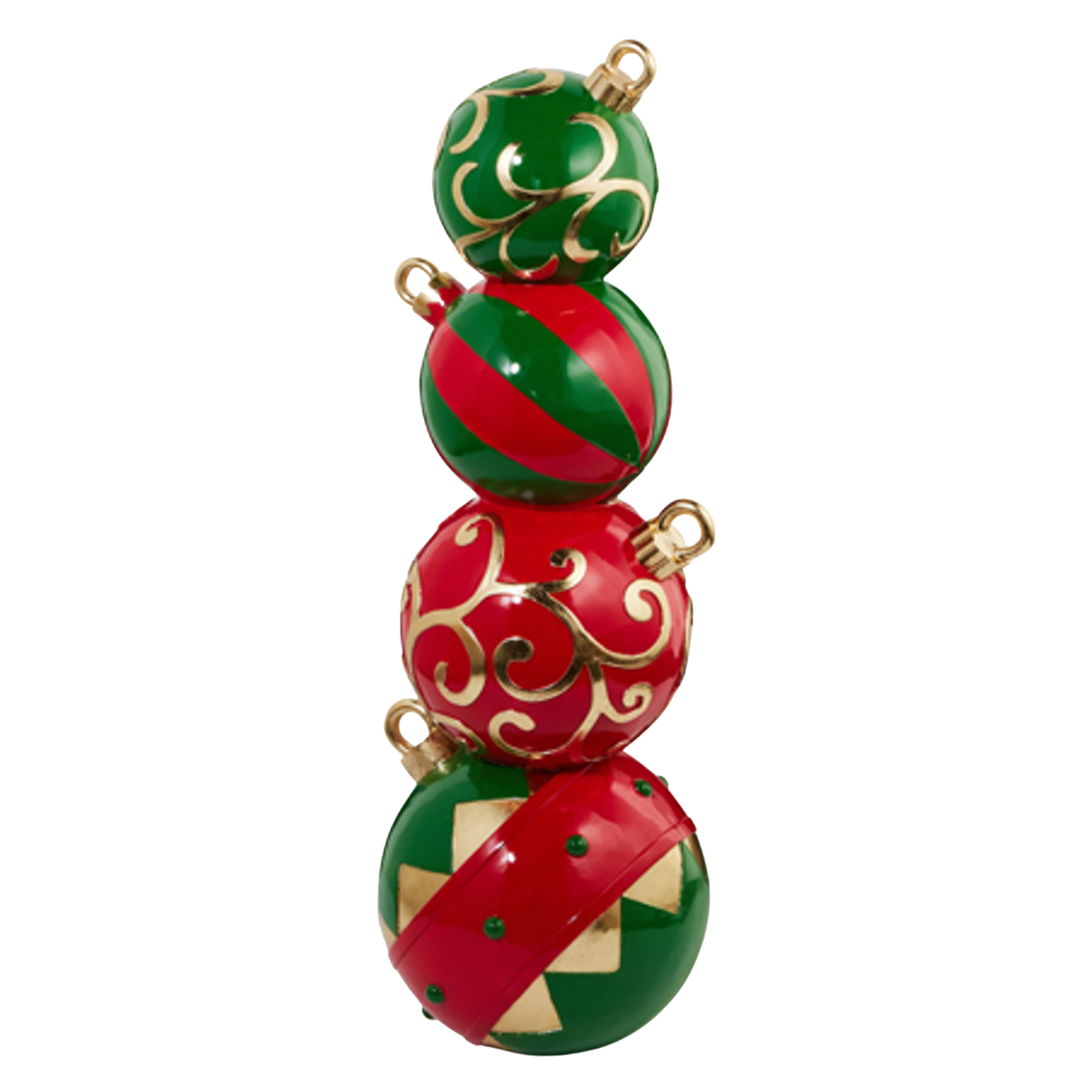 RAZ IMPORTS Pick-up In Store Only Christmas Stacked Ornaments Default Title