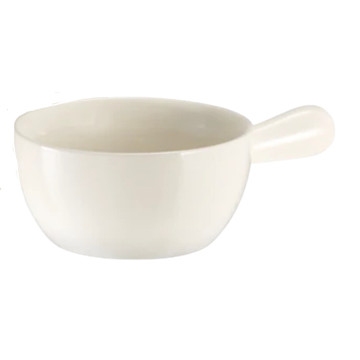 KOOK Classic White French Onion Soup Crock