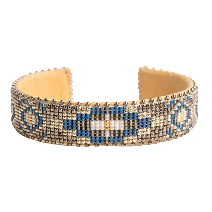 ETKIE Paloma Medium Glass Bead Cuff Bracelet Default Title