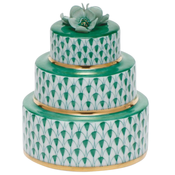 HEREND Wedding Cake GREEN
