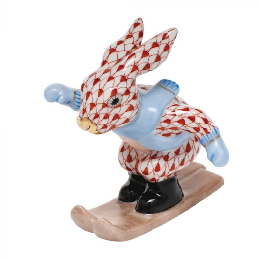 HEREND Ski Bunny RUST