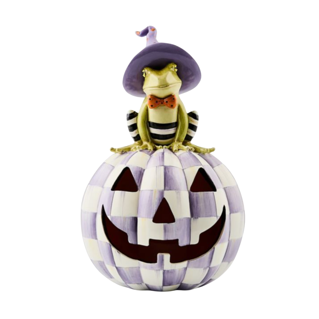 MACKENZIE CHILDS Halloween Illuminated Fergal Jack O'Lantern Default Title