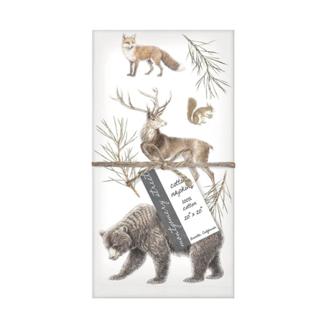 MARY LAKE THOMPSON Forest Animals Casual Napkin Set Default Title