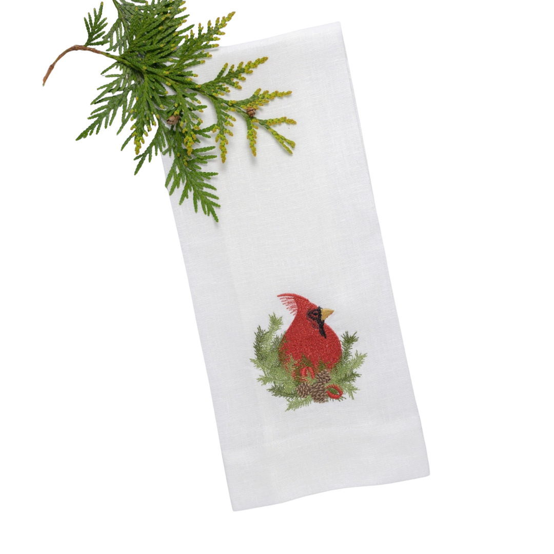 ARTE ITALICA Cardinal Linen Cocktail Napkin Default Title