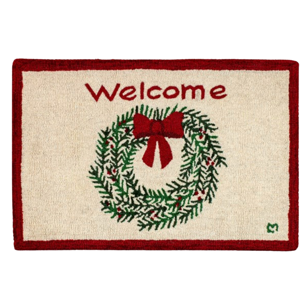 CHANDLER 4 CORNERS Winter Welcome Wreath Rug