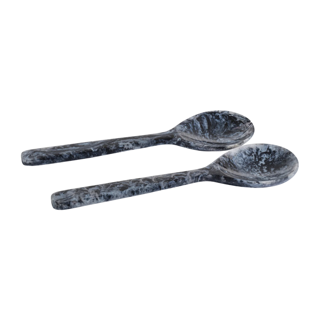 ZODAX Krone Resin Salad Server Set