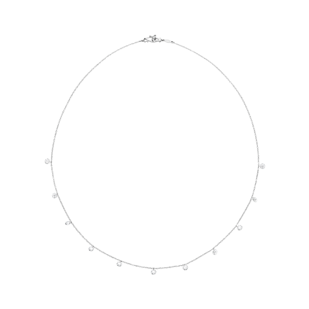 PAUL MORELLI WHITE GOLD Floating Diamond Necklace