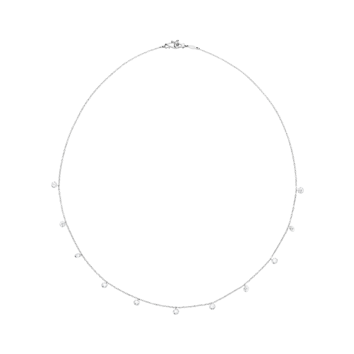 PAUL MORELLI WHITE GOLD Floating Diamond Necklace
