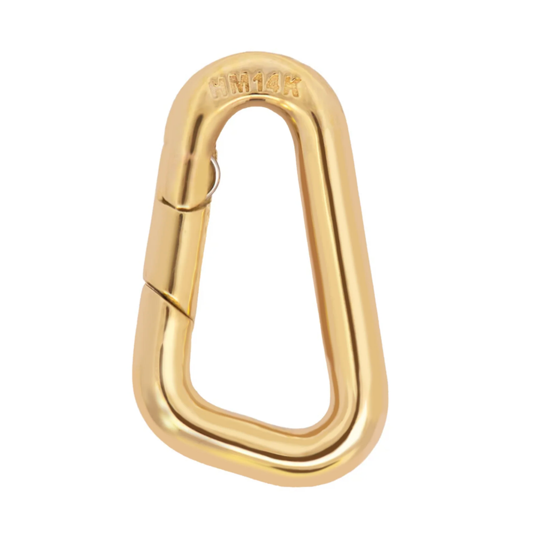 Carabiner Small Hinge In Yellow Gold