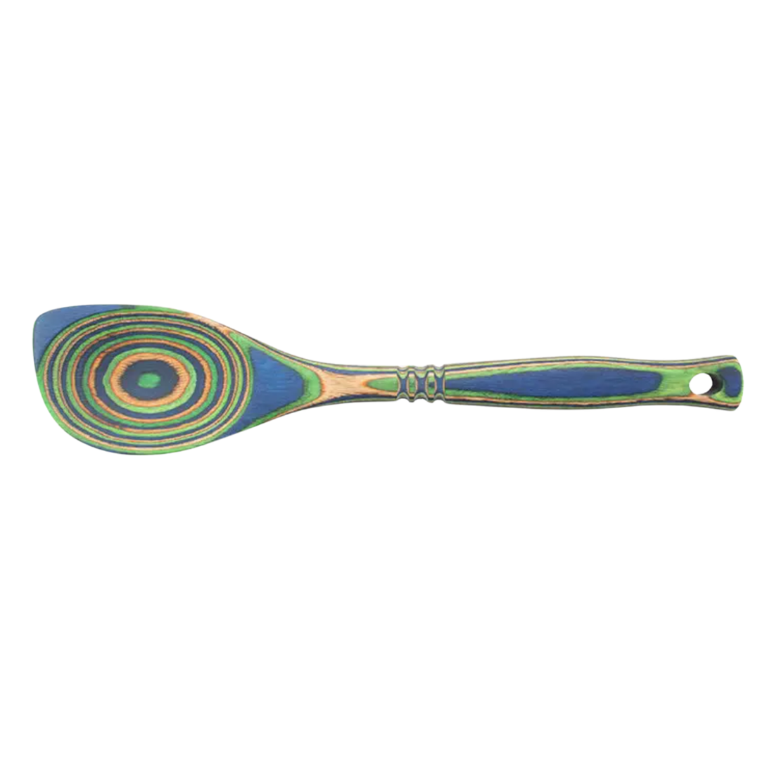 ISLAND BAMBOO Peacock Pakka Corner Spoon Default Title
