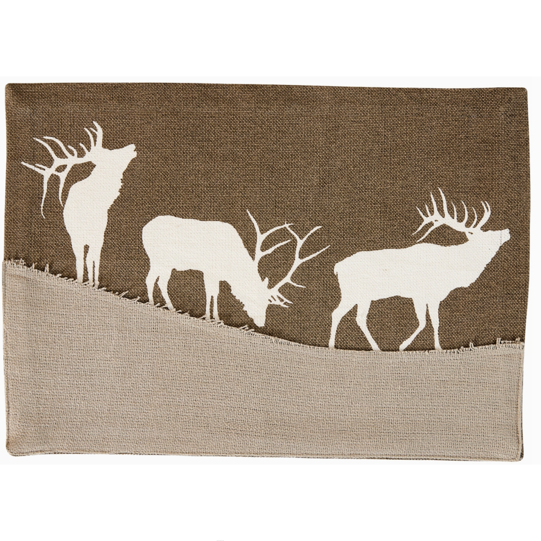 PARK DESIGNS Elk Lodge Applique Placemat Default Title