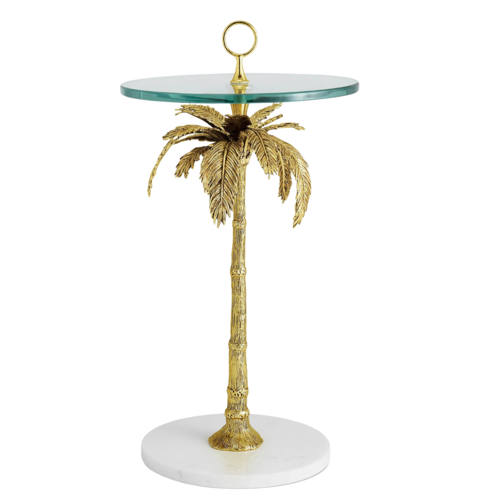 MICHAEL ARAM Palm Tree Cocktail Table