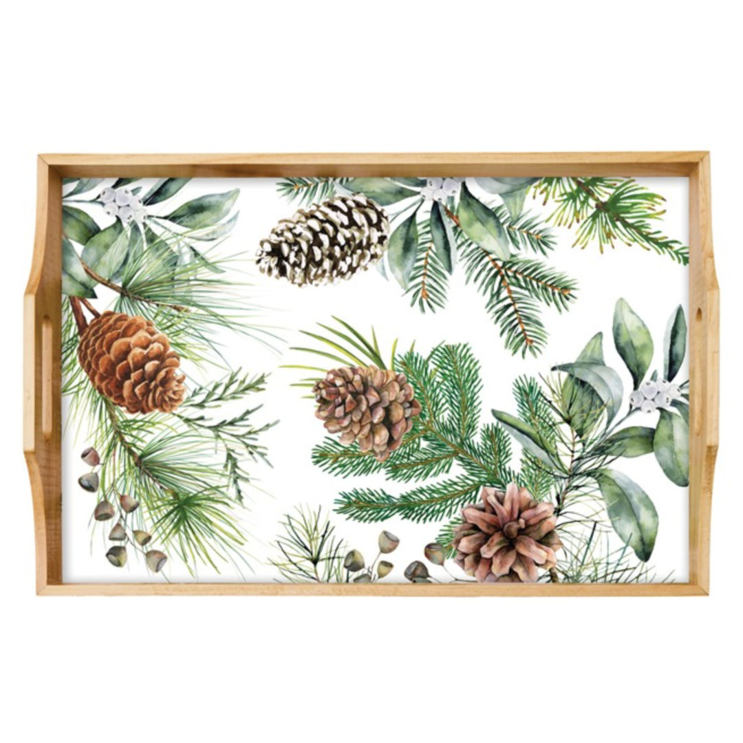 MICHEL DESIGN White Spruce Wood Tray